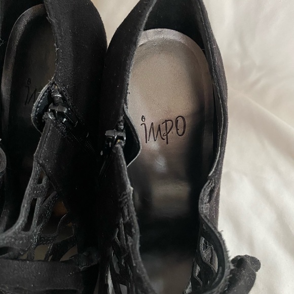 IMPO Black Suede Heels - Picture 6 of 6